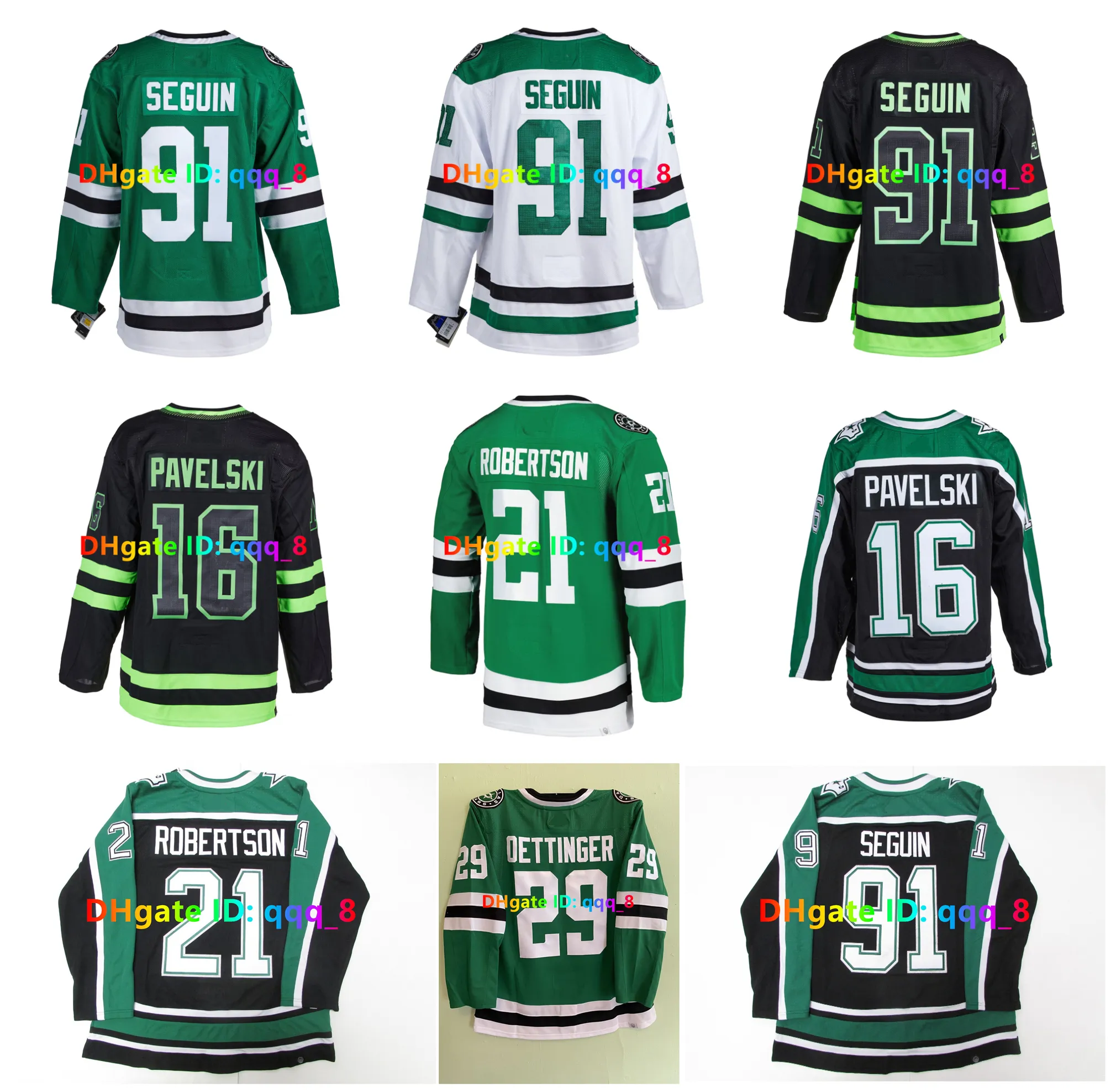 Jason Robertson Jake Oettinger Stars Reverse Retro Hockey Jersey Mike Modano Tyler Seguin Jamie Benn Matt Duchene Joe Pavelski Wyatt Johnston Roope Hintz Maat S-3XL