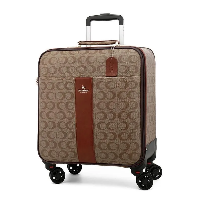 Mens leather luggage sets cheap