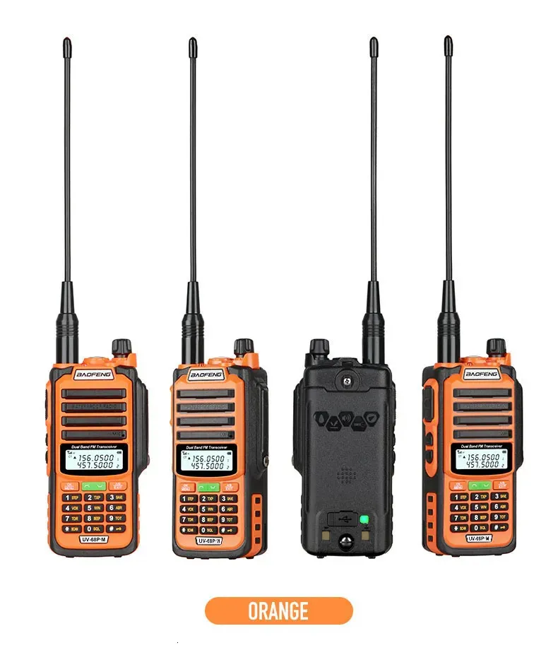 High Range Cb Baofeng UV 68 Pro Max V2 10W Long Range Waterproof High Power CB Ham ...