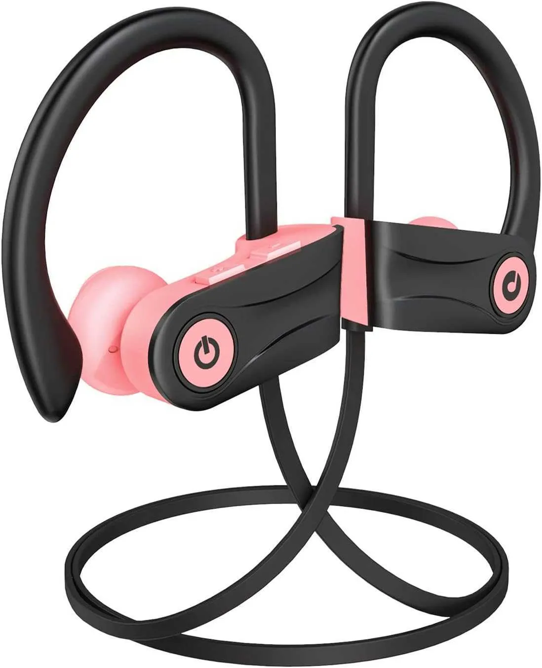 Auriculares Bluetooth con cancelación de ruido, ganchos para las orejas, estéreo HIFI, alta calidad de sonido, resistentes al agua, adecuados para deportes y Fitness 1BY16