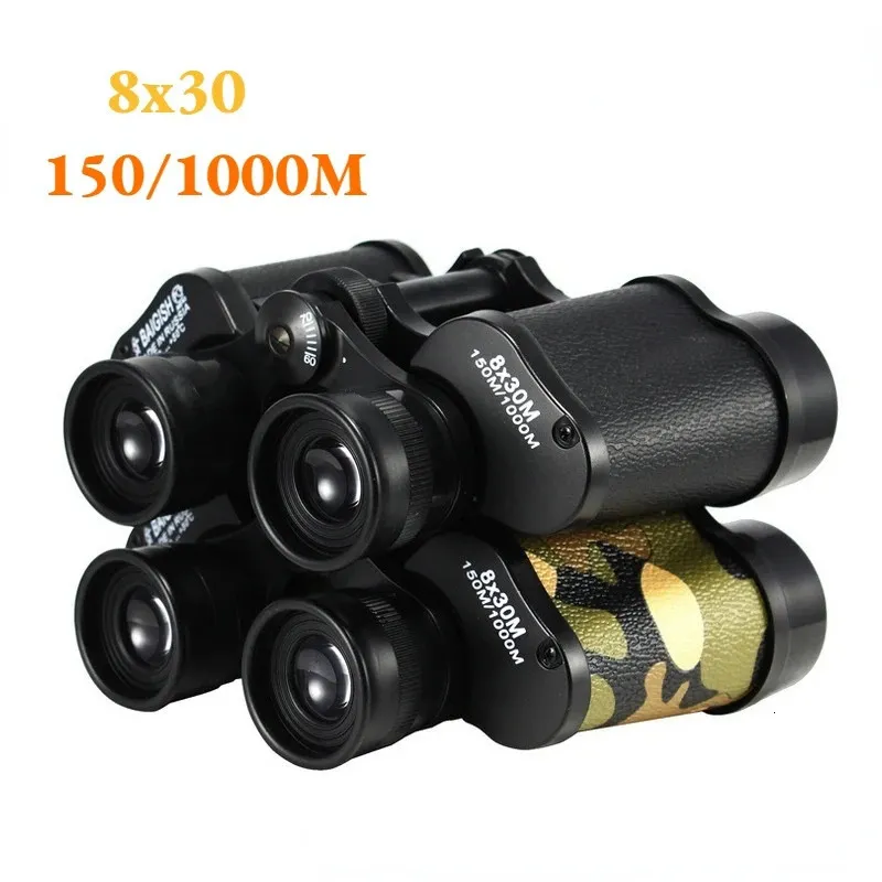 Telescope Binoculars 8X30 HD binocular camouflage binoculars Russian lowlight night vision concert suitable for outdoor camping trips 231128