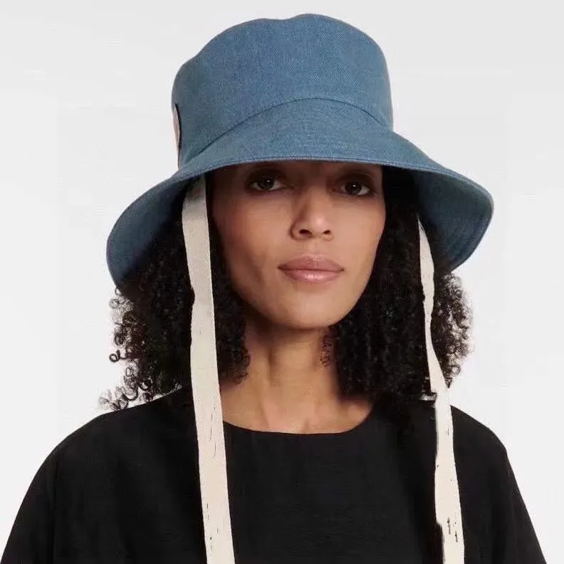 Fashion Designers Bucket Hat For Women Men Resort Wide Brim Hats