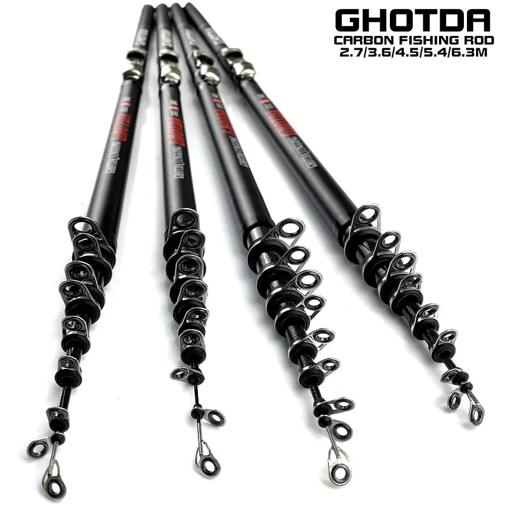 Boat Fishing Rods GDA Rock Rod Carbon Fiber Strong Durable Baitcasting  Telescopic Pole 27m 36m 45m 54m 6 231129 From Xuan09, $11.79