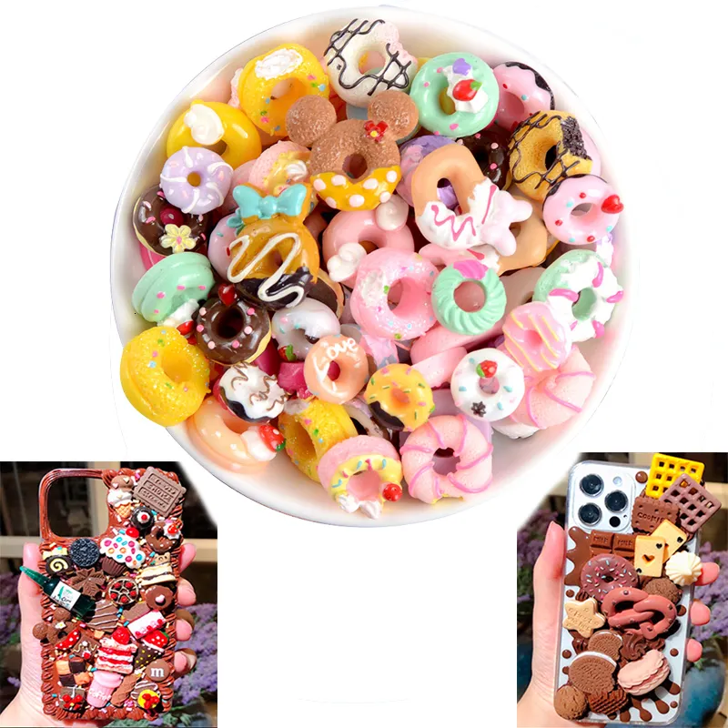 Dekorative Objekte Kawaii Kuchen Harzfigur Diy Schmuck Handwerk Cabochon Flatback Sammelalbum Verzierungen Miniaturen Ornamente Figuras Decorativas 230428