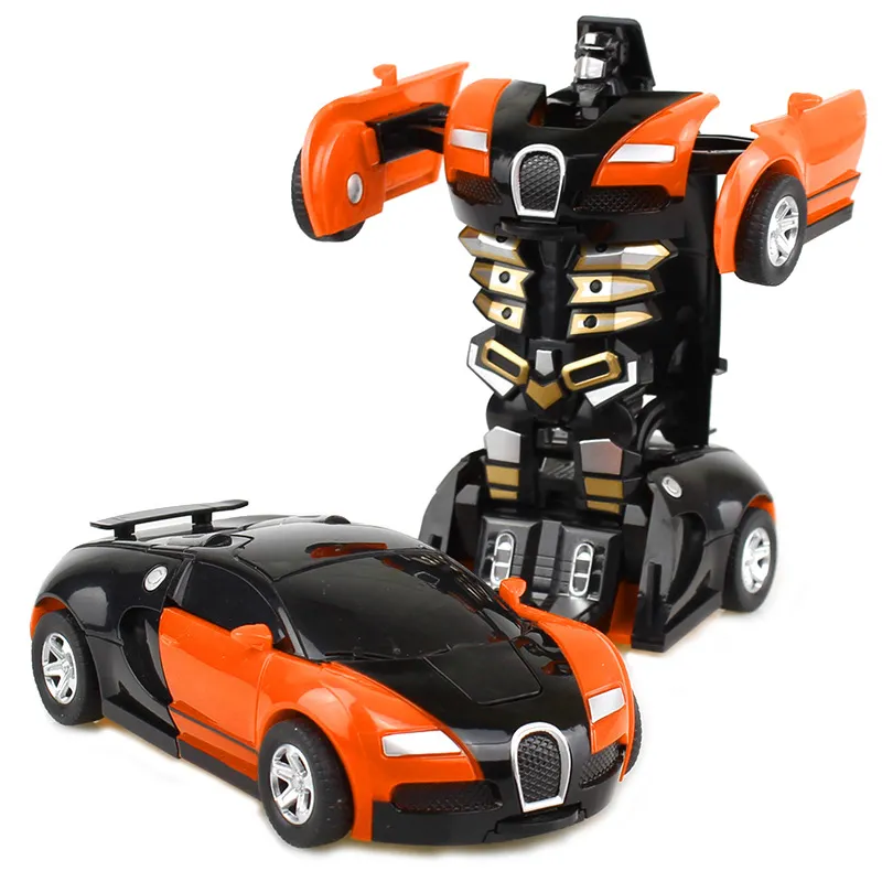 Bulk Batch Kids Transformer Car Robot Toys For Boys Girls Crash Transformer Toys 4-6 Years Old 30 Models DHL