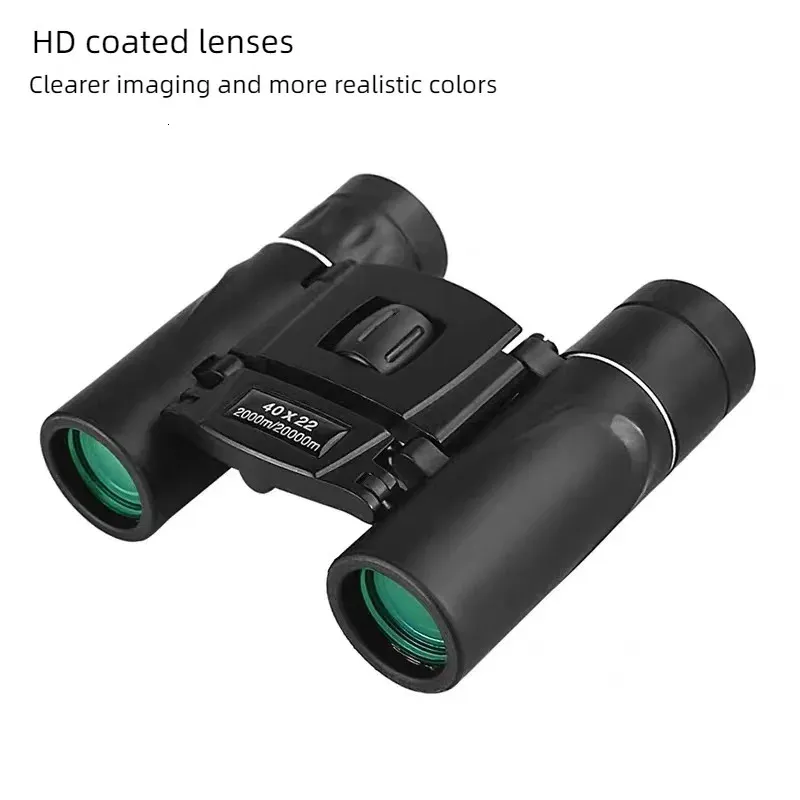 Telescope Binoculars 40X22 High Magnification Highdefinition Mini Optical Lowlight Night Vision Small Outdoor 231128