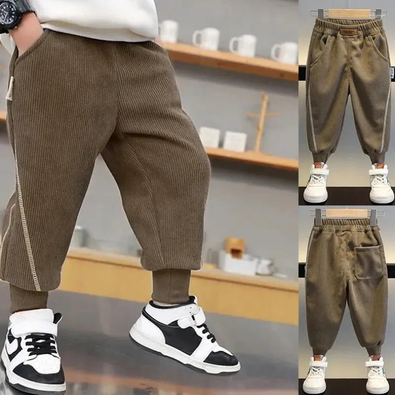 Pantaloni Autunno Bambini Ragazzi Pantaloni sportivi solidi 1 Y Abbigliamento casual per bambini piccoli Pantaloni sportivi in vita elastica alla caviglia per ragazze sottili primaverili