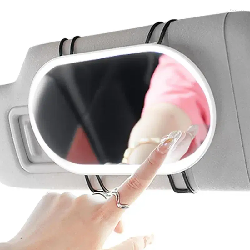 Interiörstillbehör bil Sun Visor Baby Mirror | Högupplösta fåfänga för smink och skydd kvinnliga presentkompisstillförsel