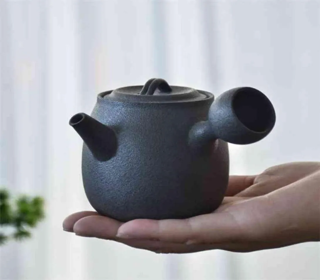 Luwu Ceramic Kyusu Teapots Chinese Kung Fu Tea Pots Drinkware 270ml 2106214806552