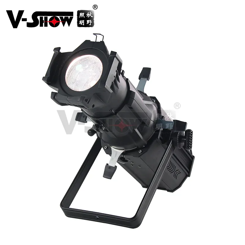 Vshow 200W LED profile spotlight 3000K DMX Led Studio ellipsoidal lights for auditorium theater fashion show