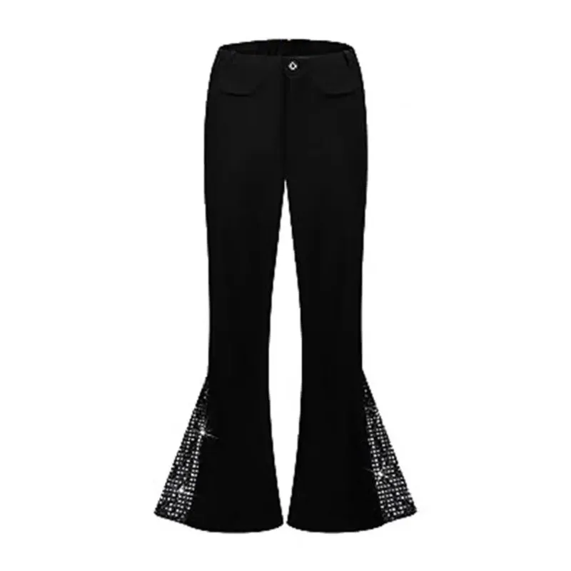Vintage Mens Bell Bottom Disco Flare Pants Men With Flared Hem And Sequin  Embellishments For Halloween Costume From Bakacutie, $16.21
