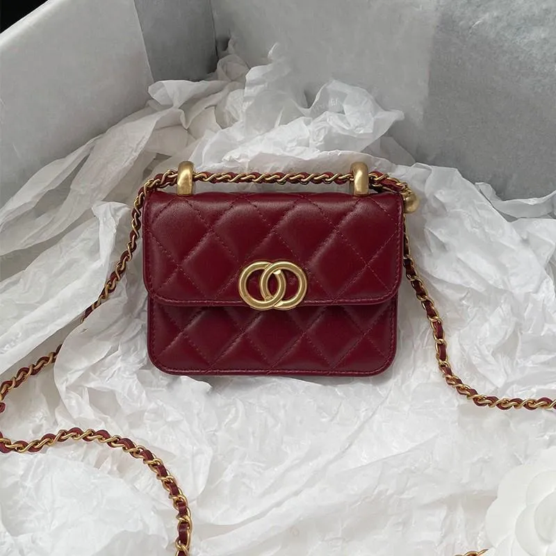 Vente chaude Sac Original Miroir Qualité Véritable Cuir Bourse Canal Matelassé Mini Sacs À Bandoulière Marques Célèbres Luxurys Sacs À Main Designer CC Sac pour Femmes DHgate Sacs