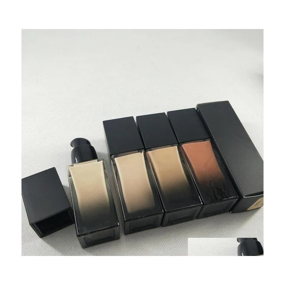 Foundation Foundation In Stock 4 Colors Liquid Long Wear Waterproof Natural Matte Face Concealer Drop Delivery Health Beauty Makeup Dh Dhmob