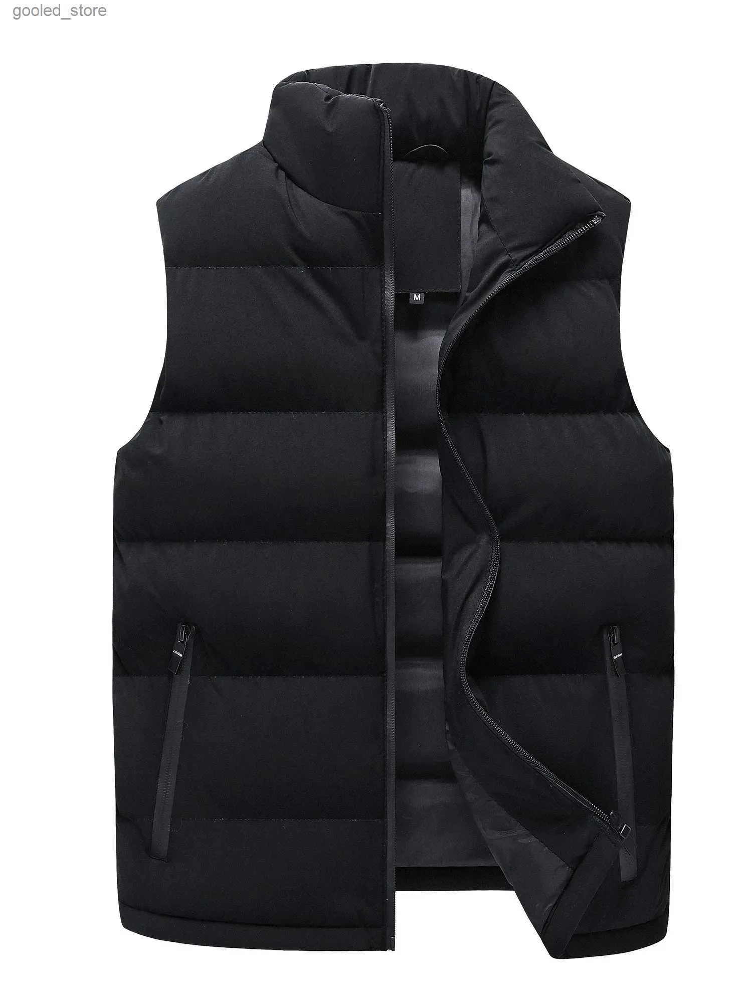 Gilet da uomo Gilet riscaldato 8XL Giacca invernale senza maniche Maglia da pesca Abbigliamento Abbigliamento da lavoro da uomo Tattico militare Denim Spedizione gratuita Uomo Q231129