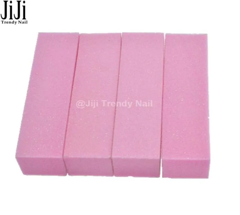 4pcslot Pink Nail File Buffer Easy Care Manicure Professional Beauty Nail Art Tips Buffing Polishing Tool JITR053074072