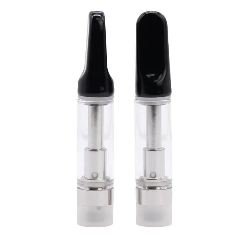 TH205 Atomizer Vape Cartridges for 510 Thread Ceramic Coil Oil Tip Smoking Glass Tank M6T DANK Electronic Cigarette Vapes Carts