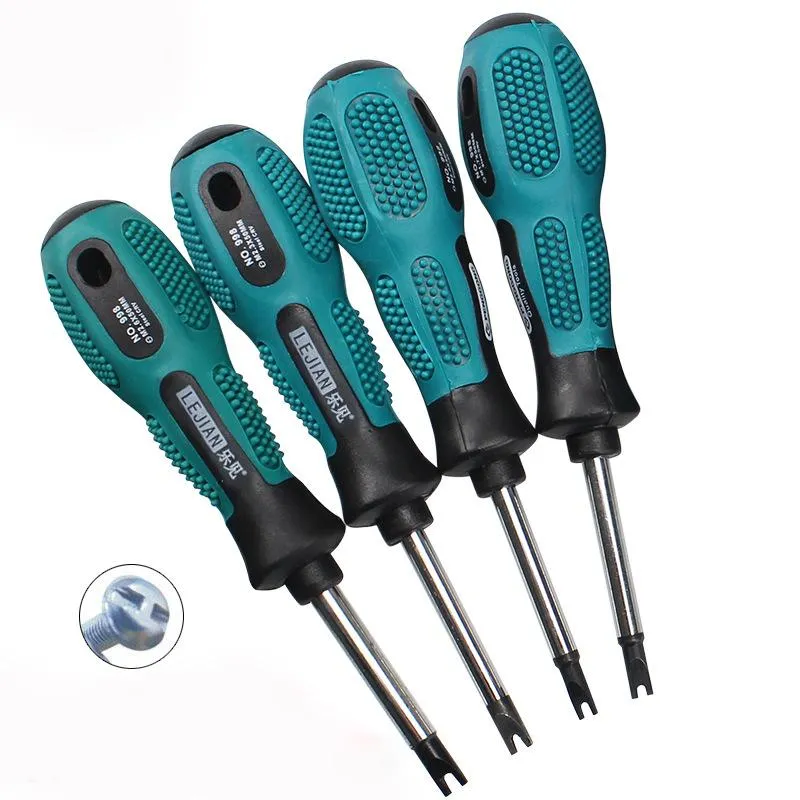 Schroevendraaier 4pcs/set U1.7 U2.0 U2.3 U2.6 Magnetic Spanner Screwdriver CRV UType Screwdriver Insulated Bolt Driver Hand Tools