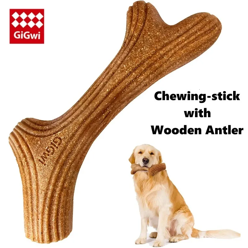 Jouets pour chiens à mâcher en bois de cerf véritable, jouets à mâcher pour mâcheurs agressifs, grand bâton à mâcher pour chien, indestructible, résistant et Durable, jouets pour animaux de compagnie, cadeau 231129