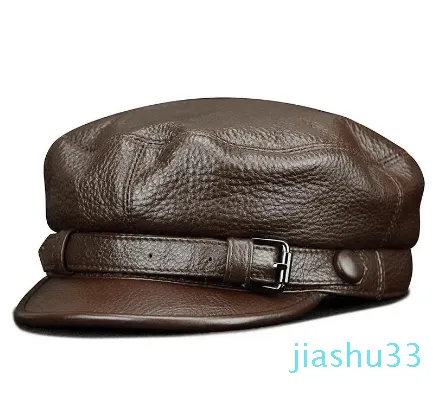 Béret automne véritable peau de vache Vintage parasol chapeau hommes Style britannique haut de gamme mode doux au toucher seau femmes