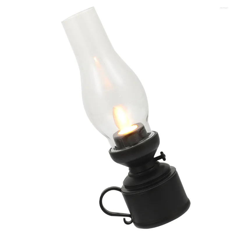 Portacandele LED Luce a cherosene Lanterna vintage Camera Lampade a olio Lampada decorativa Casa