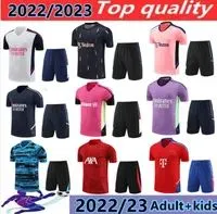 2022-2023 Kids MANCHESTER SANCHO Jerseys soccer Tracksuit UNITEDs 22 23 F. DE JONG RONALDO chandal training FERNANDES RASHFORD UTD short sleeve tracksuit 89