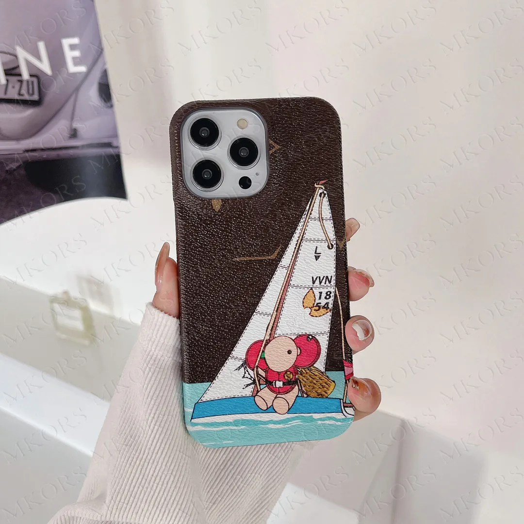 Роскошный Чехол Для Мобильного Телефона С Принтом Подсолнуха Для IPhone 15  14 13 12 11 Pro Max X Xs Xr 8 7 Plus С Жесткой Задней Панелью Из ТПУ,  Кожаный Противоударный Чехол