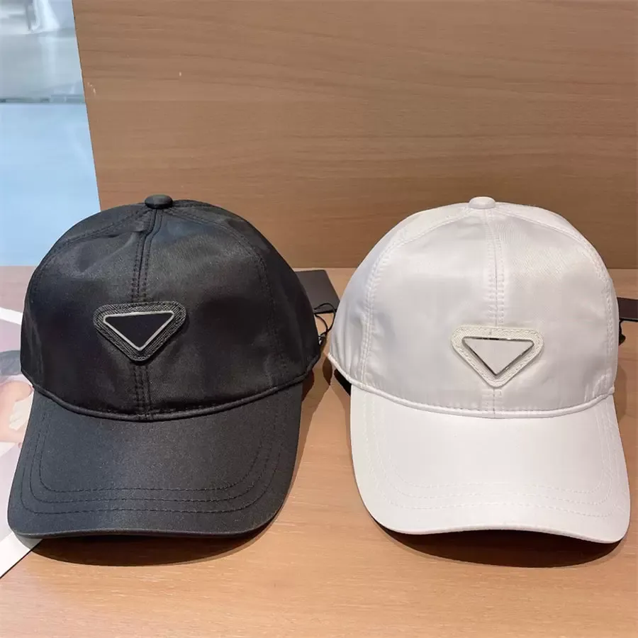 Fashion Ball Caps DesignerLetter Logo P Street Hat veelzijdige pet voor man vrouw hoeden klassieke zwart -witte hoge kwaliteit