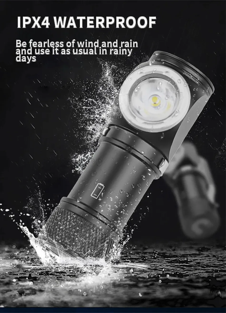 Lampe Frontale LED COB Rechargeable USB 400 Lumens - Phare Frontale Pour Travail Nuit - LX300