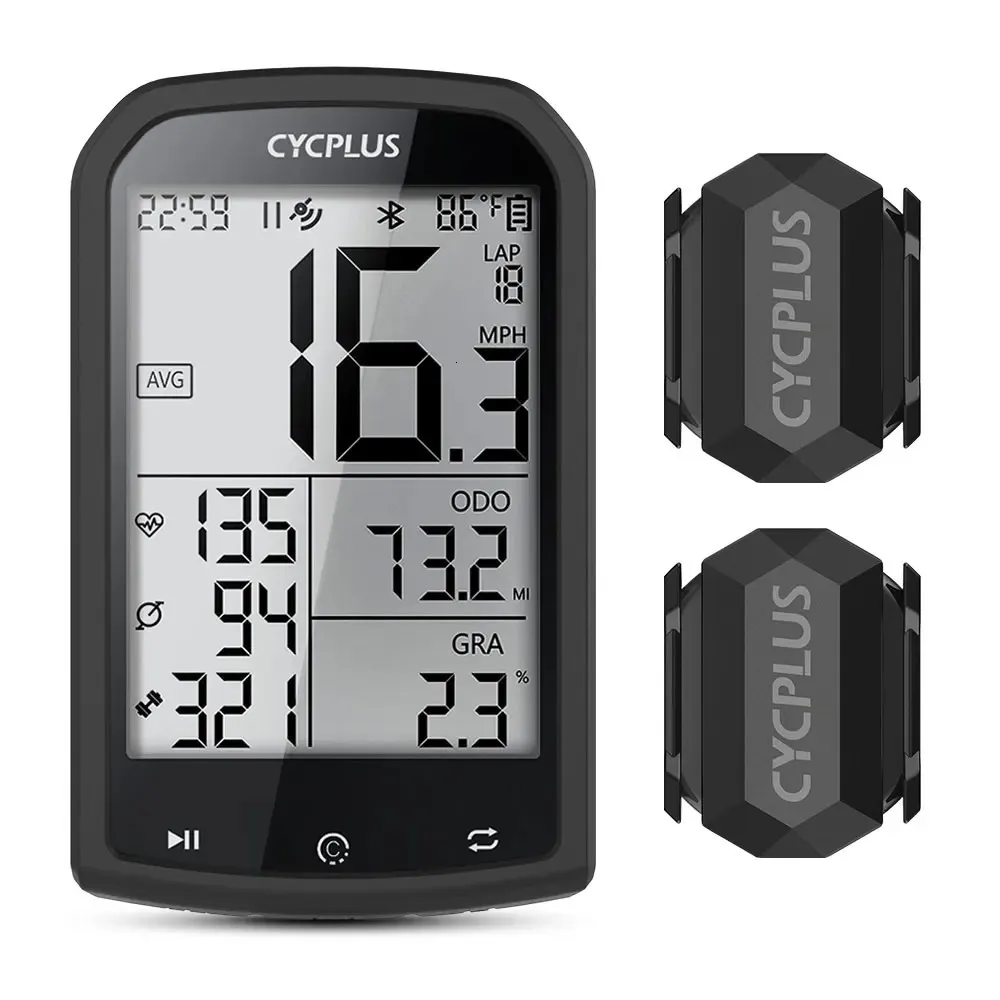 Computadoras para bicicletas CYCPLUS M1 GPS Bicicleta Computadora Ciclismo Accesorios para bicicletas BLE 5.0 IPX6 Impermeable Odómetro inalámbrico Velocímetro 231129