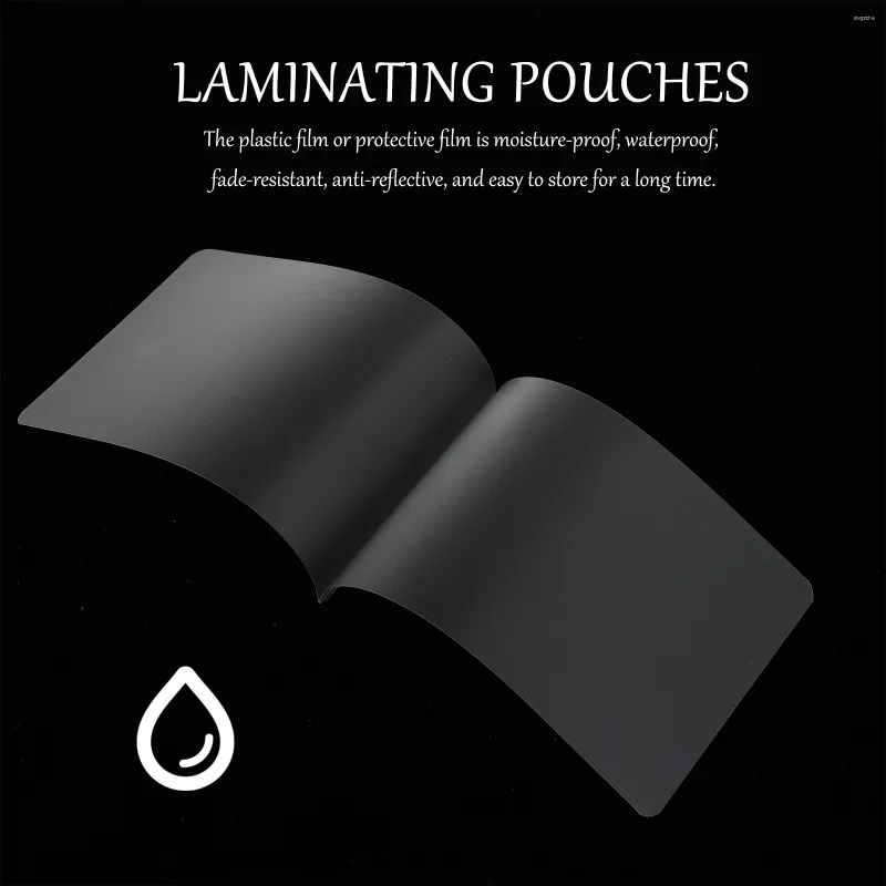 200pcs Transparent Laminator Sheets Thermal Laminating Pouches Photo  Storage Plastic Sheets Laminating Paper 
