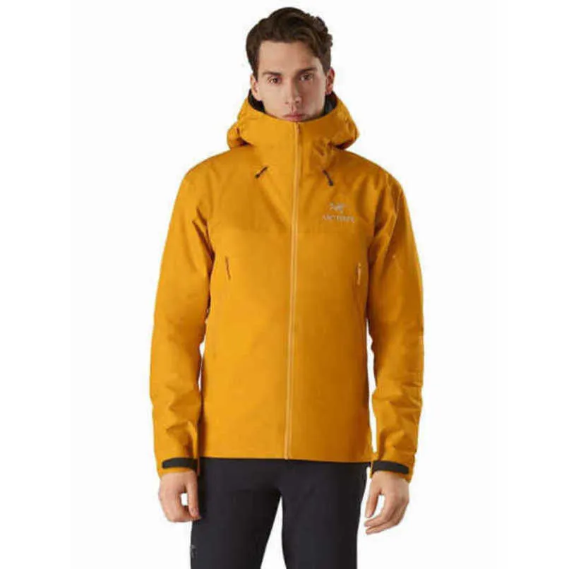 Vestes coupe-vent Arcterys sweat à capuche homme Hard Shell Charge manteau GORE TEX veste rouge/Dynasty WN-QWTQ