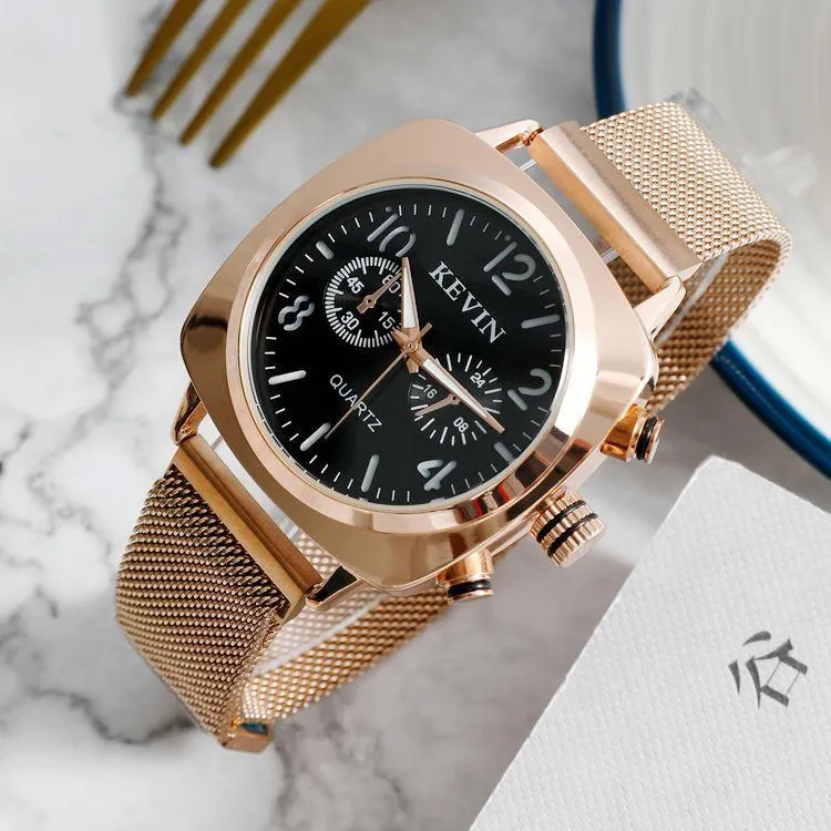 Zegarek luksusowe kobiety bransoletka obserwuje kreatywne magnetyczne kwarc stalowy ze stali zegarki Square Girls Magnet zegar Zegarek Damskiwrist