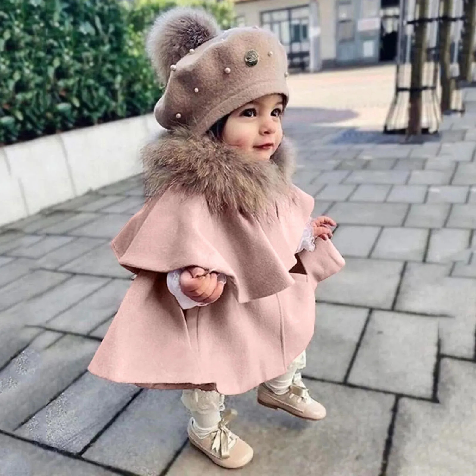 Baby girl cape coat outlet