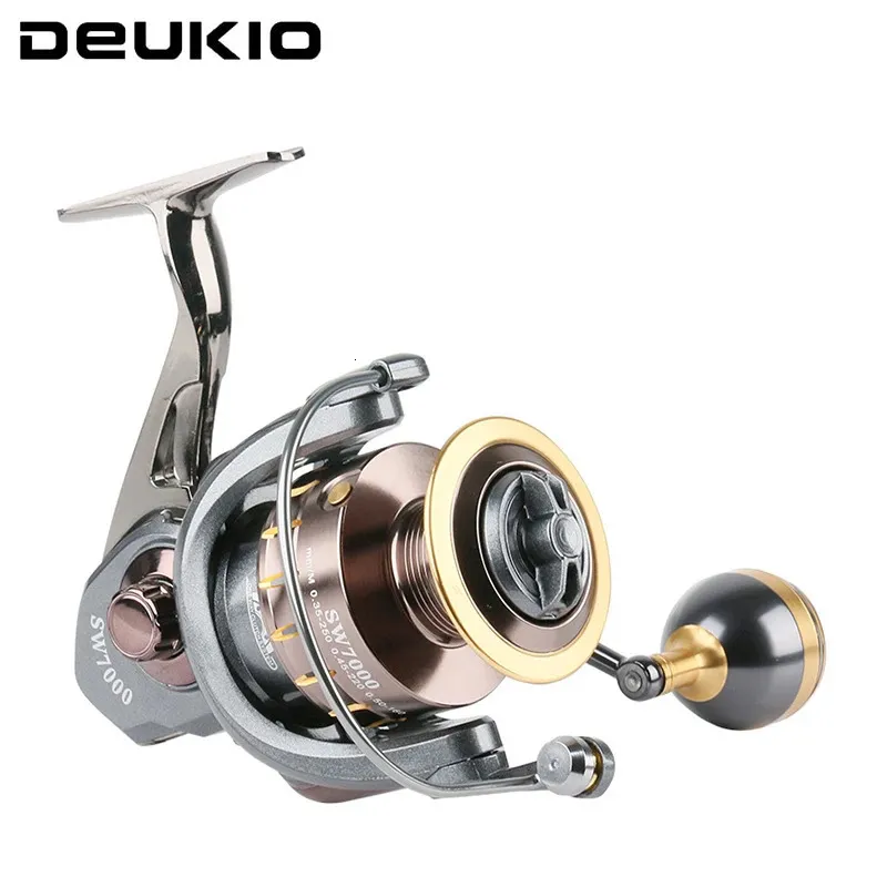 Fly Fishing Reels2 Deukio Sw 20007000 Super Far Casting All Spinning Reels  Durable Metal Line Cup Reel Fish Tackle 231129 From Xuan09, $21.45