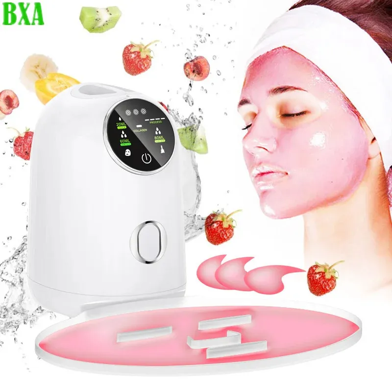 Rengöringsverktyg Tillbehör Automatisk DIY Beauty Mask Macher Machine Frukt Vegetabilisk hudvård Acne Treating Hydration Anti Aging Collagen 231128