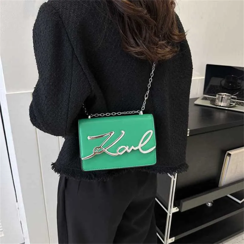 Karl sacs de créateurs loisirs petit sac carré automne nouveau Style sac femmes mode Simple sac à bandoulière sac à bandoulière 231115