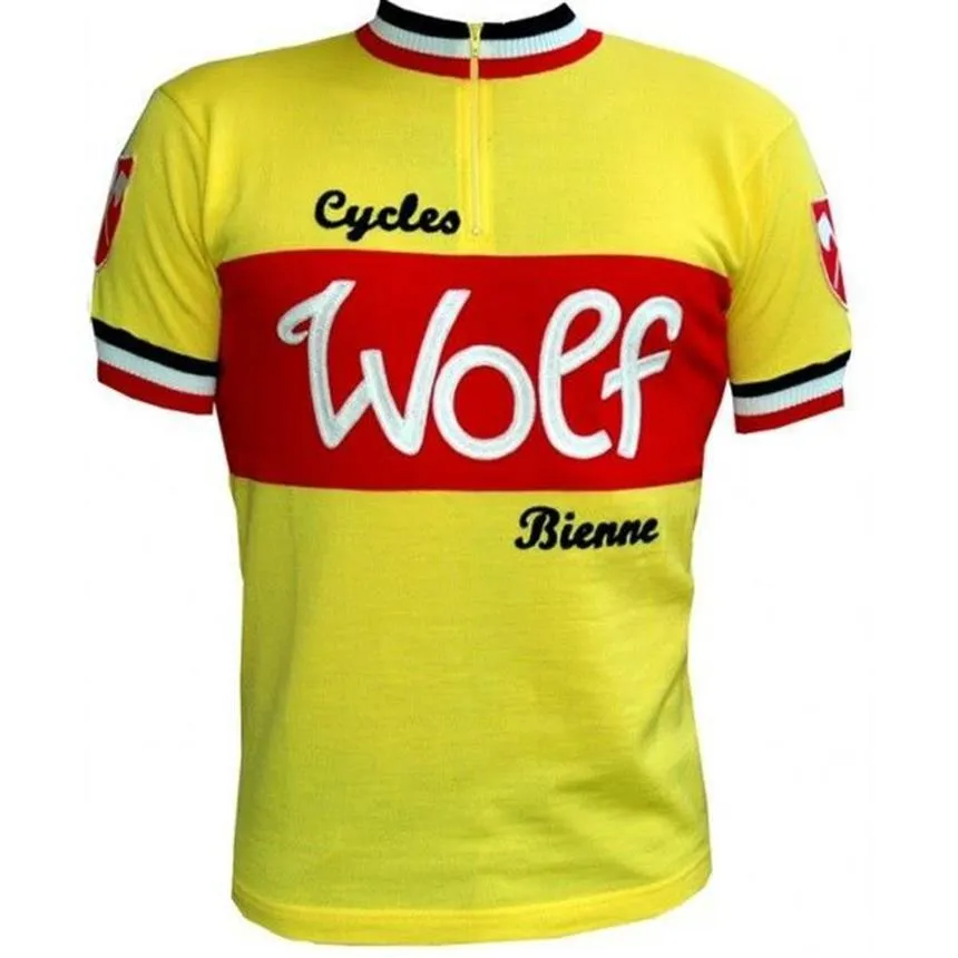 Cycle Wolf Team Cycling Jersey 2022 Maillot Ciclismo Rower Rower Ubrania motocyklowe odzież rowerowa V2307F