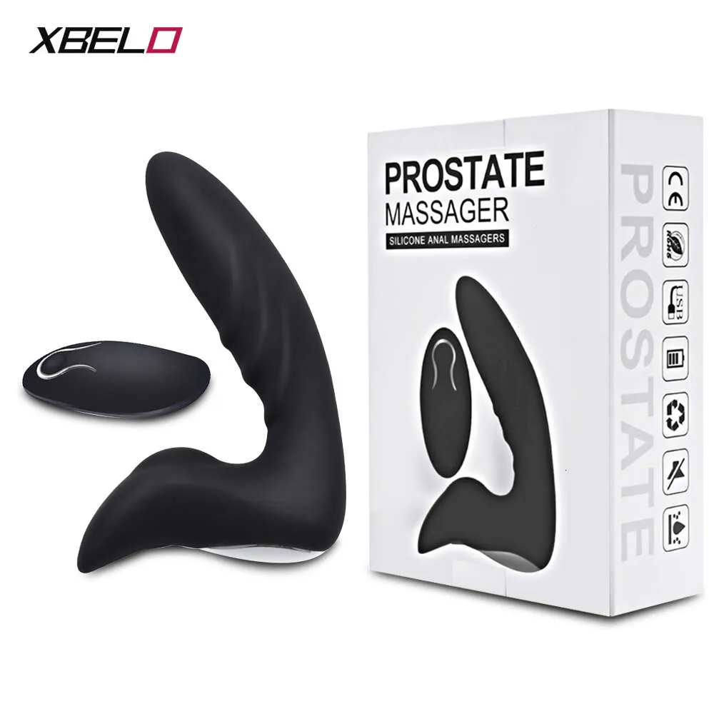 Sex Toy Massager Trådlös fjärrkontroll manlig prostata massager anal rumpa plug vibrator leksaker för män kvinnor par vuxen 18