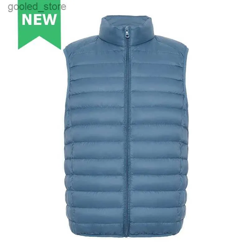 Gilets pour hommes Homme 90% Duck Down Gilet Ultra Light Gielt Casual Gilet Printemps Automne Light Down Veste Mâle Bonne Qualité Q231129