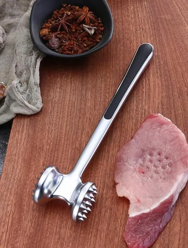 Marteau à steak de porc en alliage de Zinc, outils de cuisine créatifs ZZ