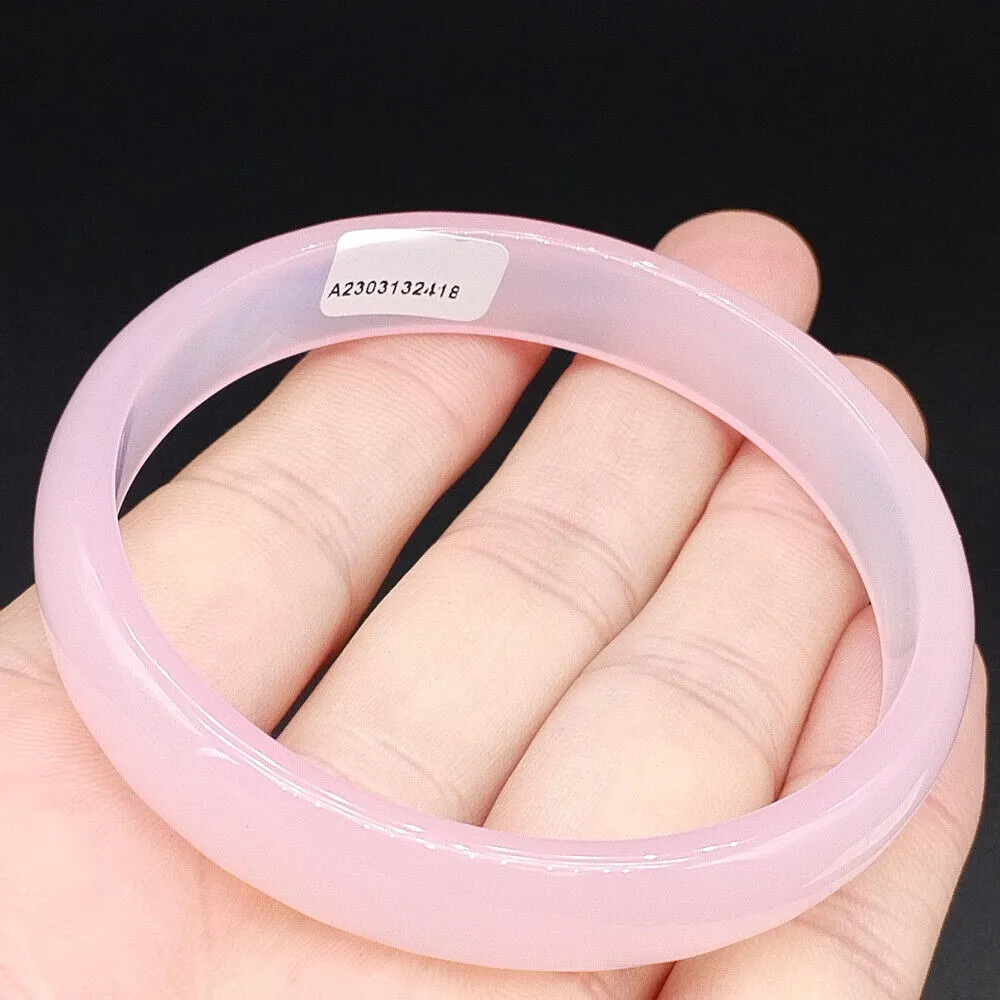 Natural Charm Fashion Hand-carved Pink Jade Bracelet Charm Jade Bangle  diameter 56-62mm - Etsy