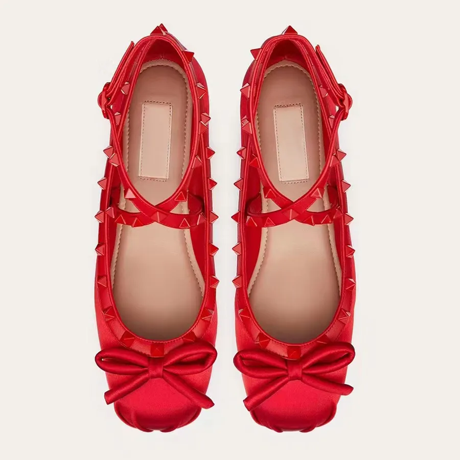 Pink ballet flats with ankle strap deals