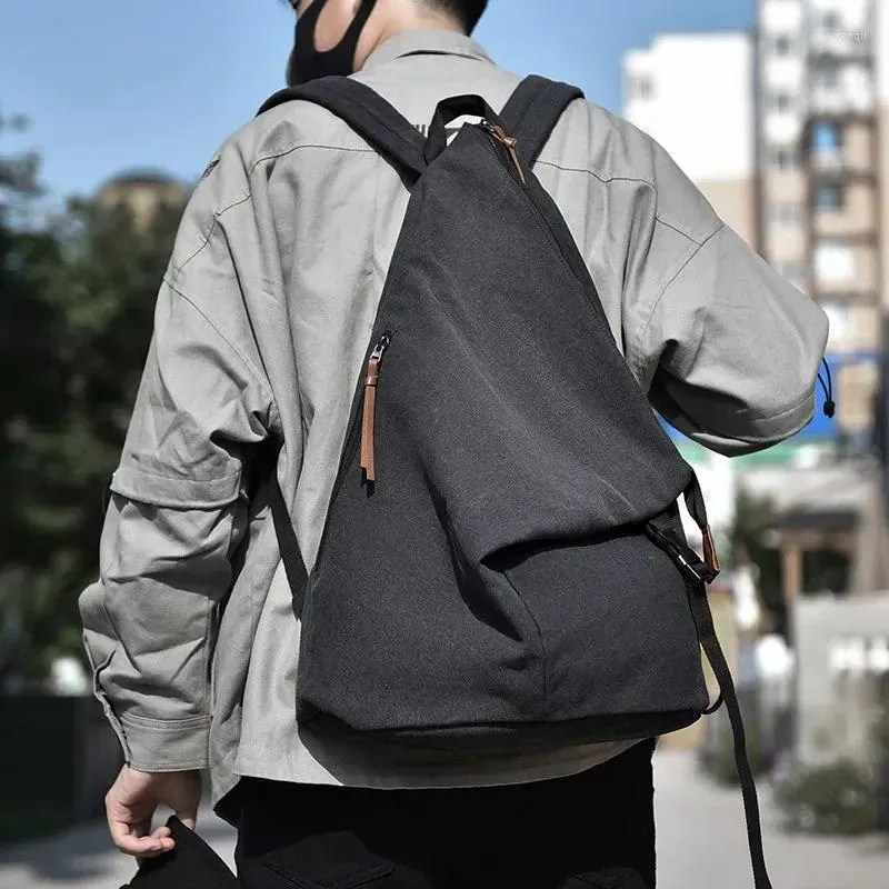 Plecak męski płótno duża torba dla mężczyzn 2023 moda swobodny mężczyzna plecak szkolny męski plecak dla nastolatków