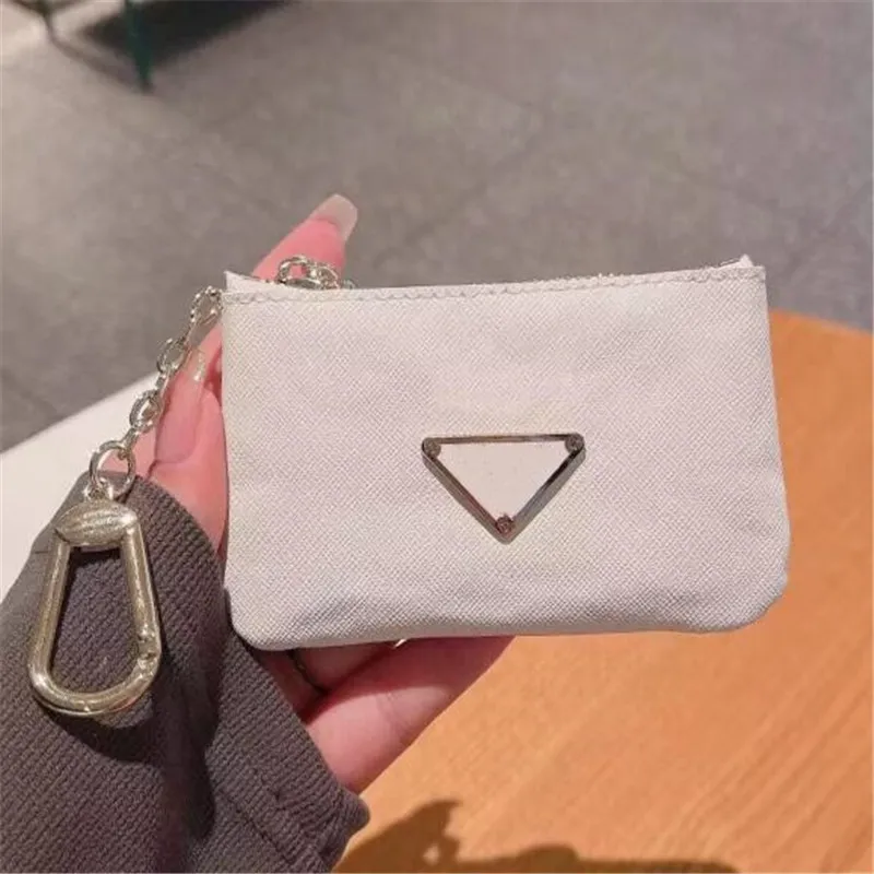 Designer chaveiro bolsa homens mulheres mini carteiras chaveiros zip bolso bolsa amante chaveiros titulares de cartão chaveiro acessórios de moda de luxo