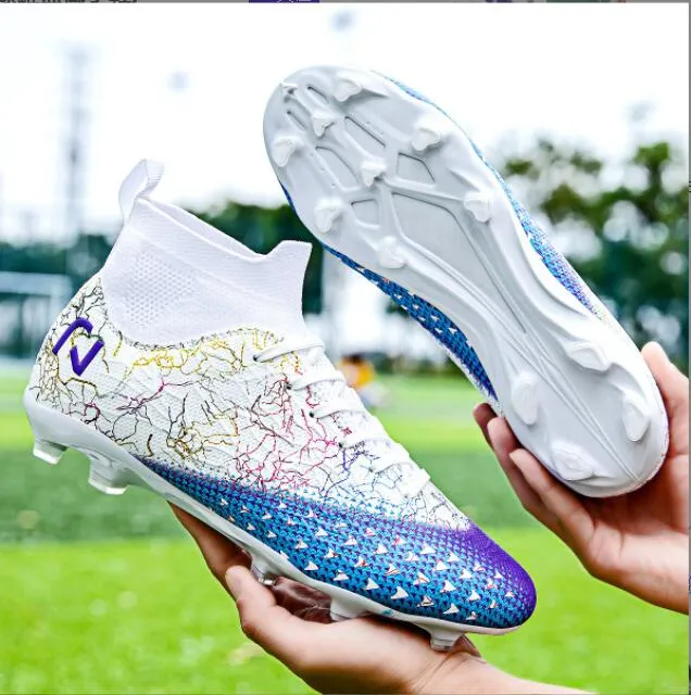 Rutschfeste Fu ballschuhe hochwertige Fu ballschuhe f r Erwachsene professionelle Fu ballschuhe f r Teenager Outdoor Training Kn chelschuhe