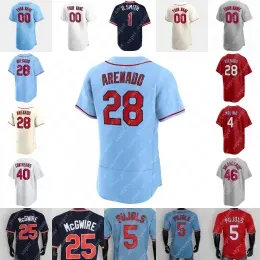 Nolan Arenado Baseball Jersey 18 Walker Albert Pujols Willson Contreras Tyler O'Neill Paul Goldschmidt Yadier Molina Jack Flaherty Lars Noot