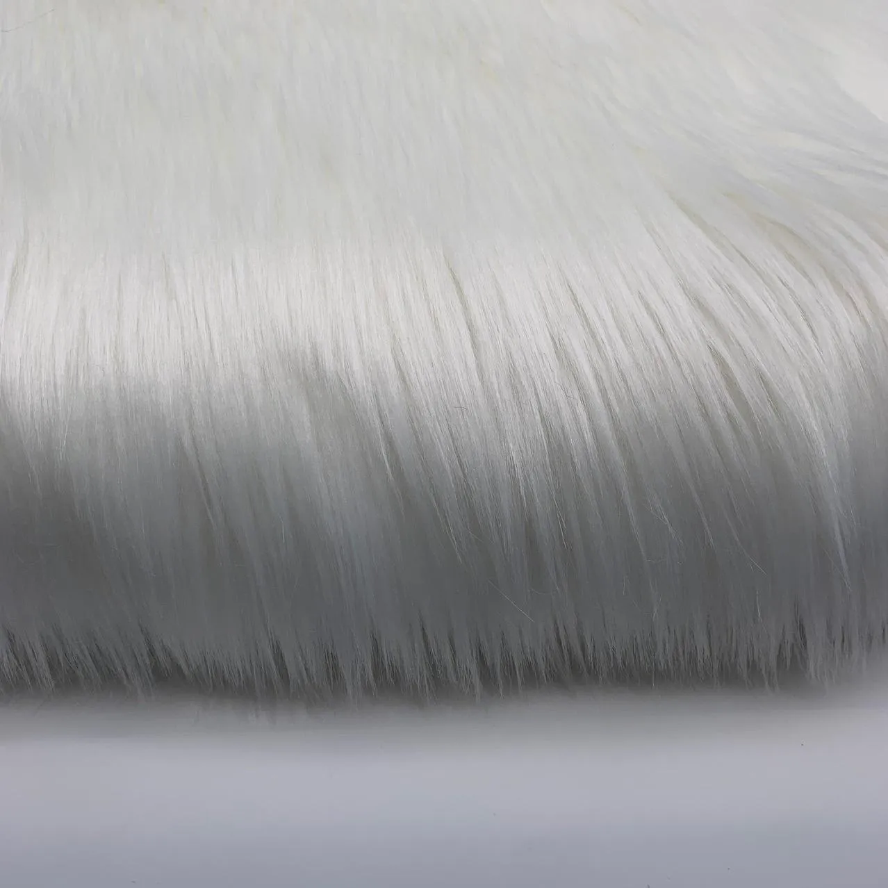 Fabric 100*160cm 70mm Hair Length Bleached Roll Hair 1000g Fur Collar Toy Carpet Home Textile Big Fox Hair Cosplay Handmade DIY Fabric