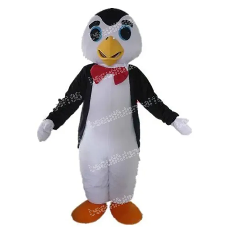 Halloween Penguin Mascot Costumes Högkvalitativ tecknad temakaraktär Karneval Vuxna storlekar Dräkt Julfestdräkt för män för män kvinnor