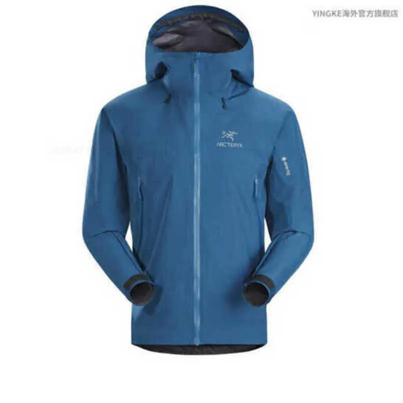 Vestes coupe-vent Arcterys sweat à capuche Beta LT hommes extérieur coupe-vent randonnée Charge manteau noir noir 5568kg recommander WNYTP