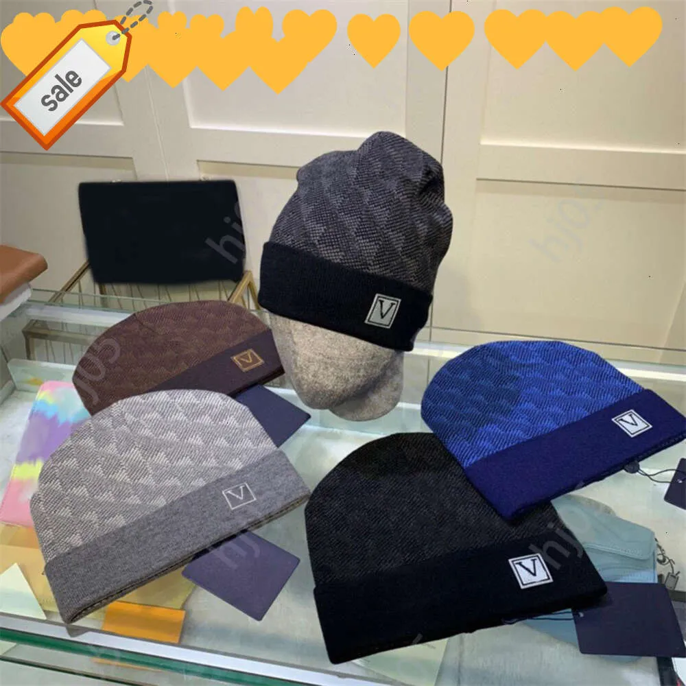 Aplaid designer beanie designer hattar för män stickade motorhät vinter hösten termisk skalle mössa skidor klassiska lyxiga mössor brun svart grå håll varm631111l